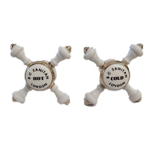 BC Sanitan Edwardian Gold Handles BSP0049