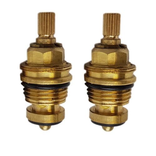 BC Sanitan Modena 1/2 Rise & Fall Hot & Cold Valves (PAIR) BSP0045