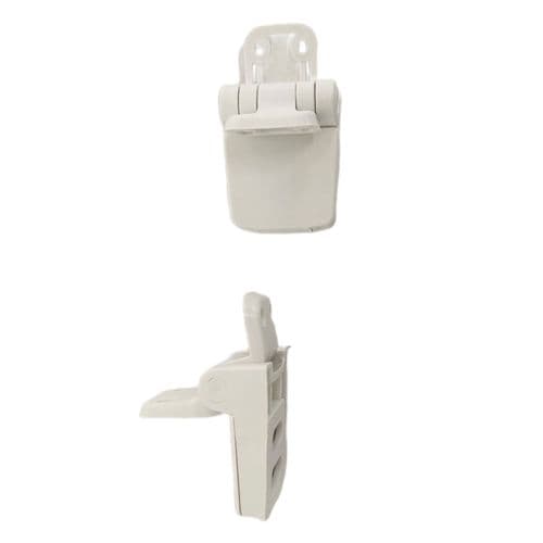 Bemis HG55 PL Replacement Toilet Seat Hinge Set - HG0055000 White