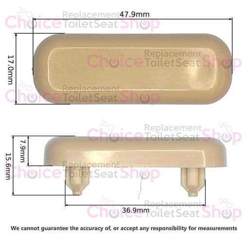 Bemis RB90 Replacement Toilet Seat Buffer RB0090000
