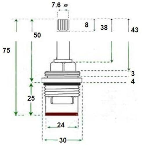 Bespoke Long Stem Valve Non Return Order TMN-L1Q876HCR
