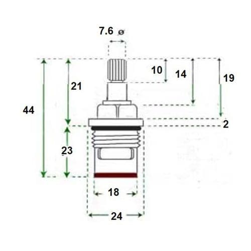 Bespoke Non Return Order Clockwise Close Ceramic Disc valve TMN-Q444JAB