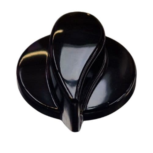 Black Tear Drop  Control Knob 27031