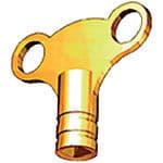 Brass Radiator- Towel Rail Vent Key BRKF