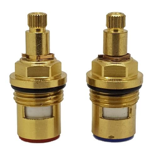 Bristan 1/4 Turn 1/2" Pair CD Valves 8/24 00622853