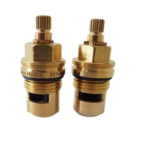 Bristan 1/4 Turn 1/2" Pair Of CD Valves 3683R