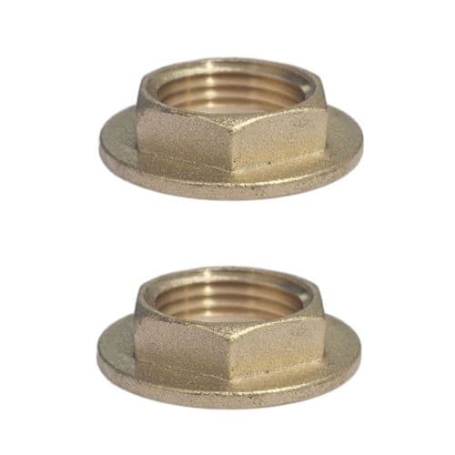 Bristan 1901 '1/2" Metal Backnuts (Pair) N01-C