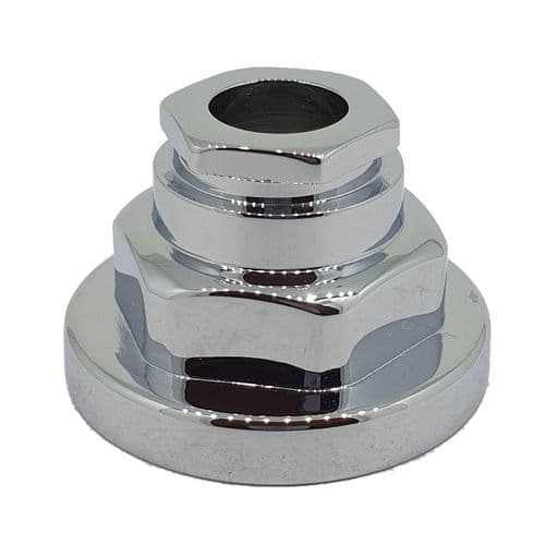 Bristan 1901 Bath Pillar Taps Shroud Traditional 3/4" Chrome SHD CA087BD100O