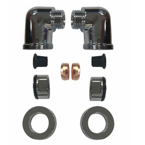 Bristan 1901 Chrome Elbow Assembly (Pair) 0307-00-037 C