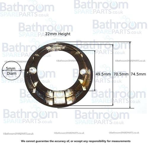 Bristan 1901 Fixing Plate PLT 05560AC
