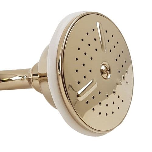 Bristan 1901 Handset White & Gold HND 06489DI