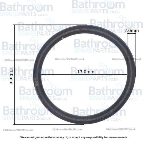 Bristan 1901 O Ring 17mm OR 08015