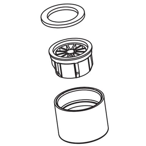 Bristan Artisan Brushed Nickel Anti-Splash Assembly 691042173003