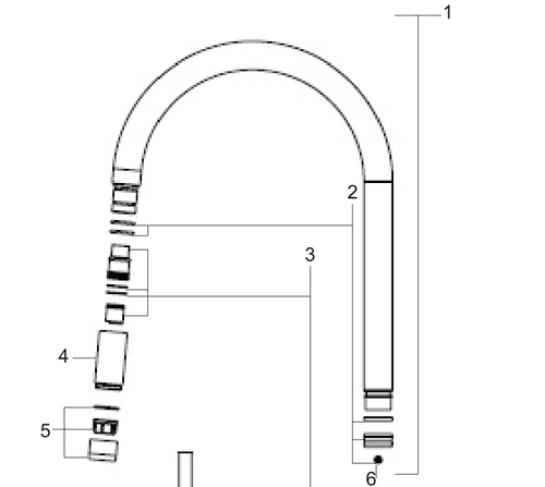 Bristan Beeline Screw For Spout SCW 2487R
