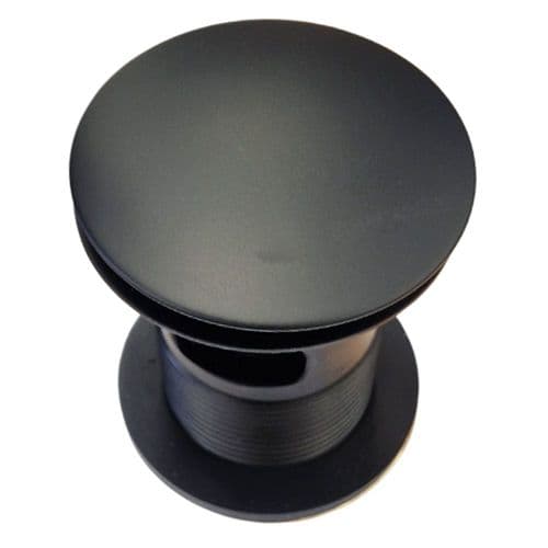 Bristan Black Round Basin Clicker Waste Slotted W BASIN04 BLK Spare Parts