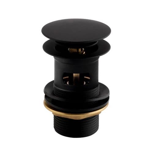 Bristan Black Round Basin Clicker Waste Slotted W BASIN04 BLK Spare Parts