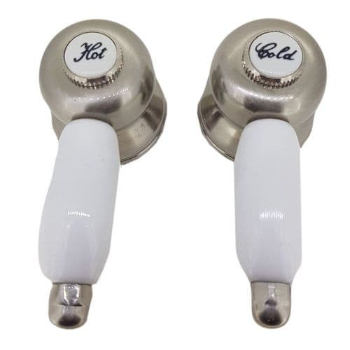 Bristan Brushed Nickel Handle Pair BT076CABNA