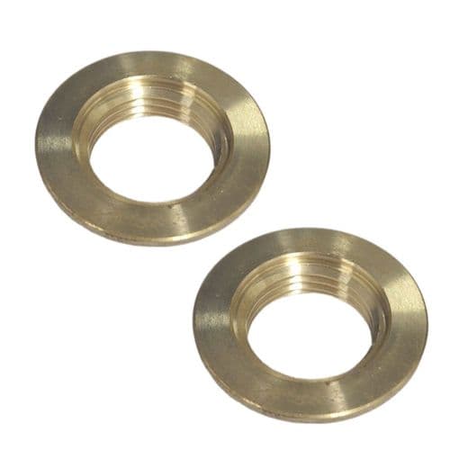 Bristan Cadet '1/2" Metal Backnuts (Pair) N01-C