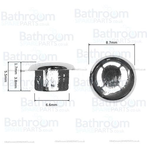 Bristan Capri Handle Cap 80N81050