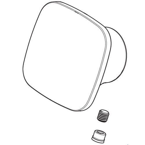 Bristan Caramel Handle Assembly 210H20228CP-FEU09