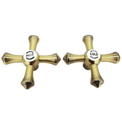 Bristan Colonial Antique Bronze Handles 691001073056