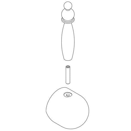 Bristan Colonial Handle Assembly 210H10049CP-FEU09