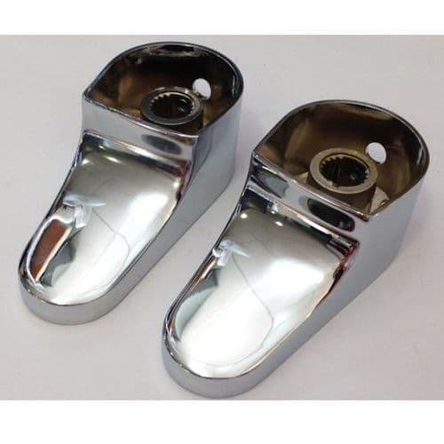 Bristan Curve Handle Assembly (pair)  Basin Taps Chrome 2200446CP