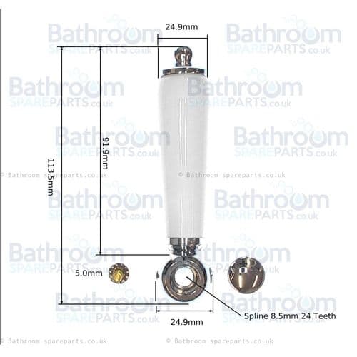 Bristan Diverter Lever LEV HD038RBCPA