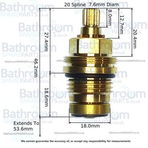 Bristan Flow Control Cartridge for Artisan Thermostatic BSM 000190000-032