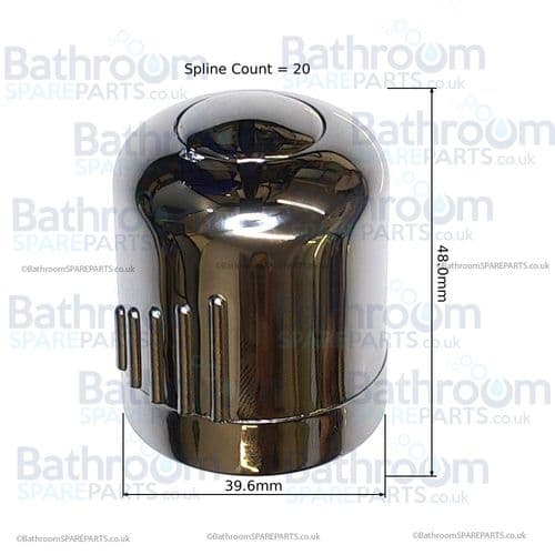 Bristan Flow Handle for Artisan Themostatic Bathroom VA THBSM Chrome HD 000220010-068
