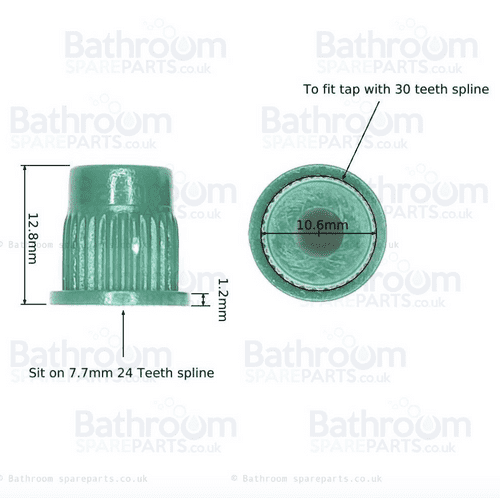 Bristan Frenzy Adaptor for Valve Spline APT 06097