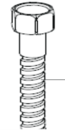 Bristan Hourglass Shower Hose 40GH70010CP-WRAS