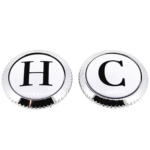 Bristan Indice Regency Hand Indices Hot & Cold with Chrome Holder IND 00P26RG--BL