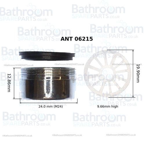 Bristan Java Flow Straightener ANT 06215