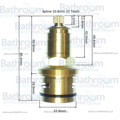 Bristan Java Thermostatic Cartridge SK1503-2LP