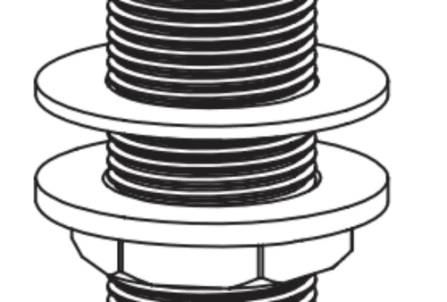 Bristan Jute 3/4 inch Metal Backnuts N02-C