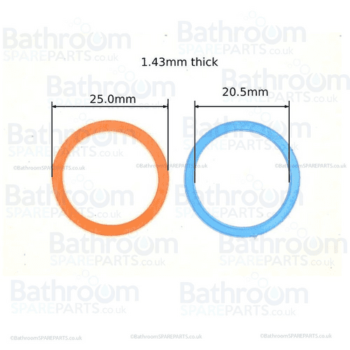 Bristan Lever Indice Ring Pair  P51-B