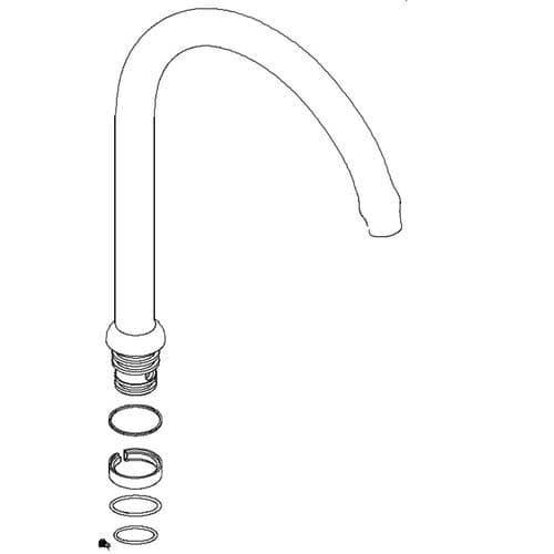 Bristan Lever Spout M04130-02S