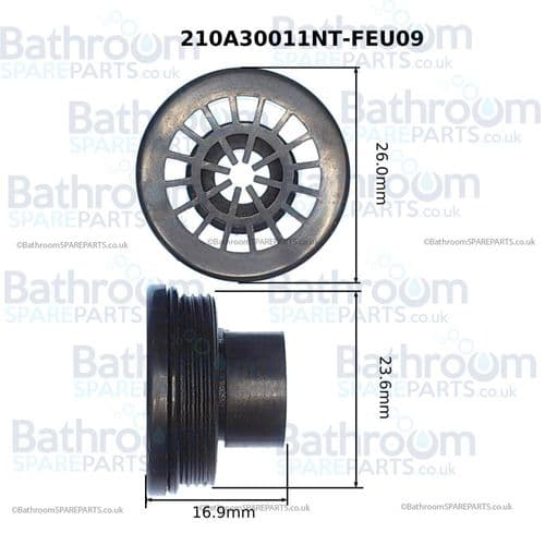 Bristan Manhattan Flow Straightener 210A30011NT-FEU09