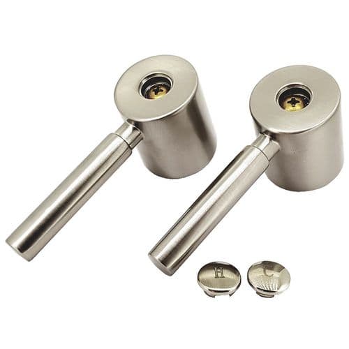 Bristan Monza Brushed Nickel Handle Assembly (Pair) 62001552800