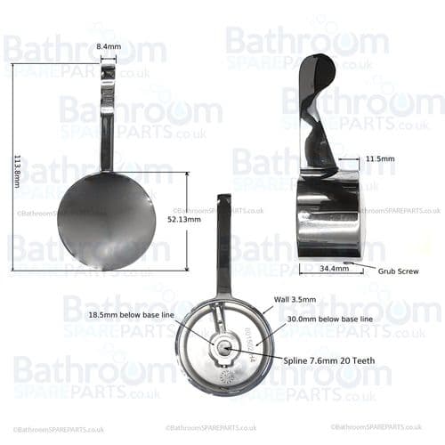 Bristan OPAC Flow Handle BLH55