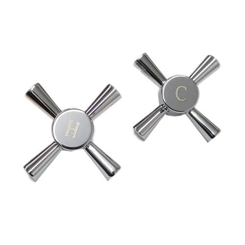 Bristan Pair of Rio Hot & Cold Handles 691033073002