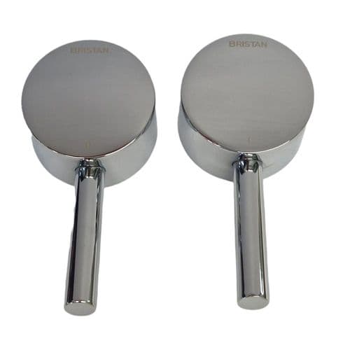 Bristan Prism Deck Mounted Replacement Handles Pair 691052273002