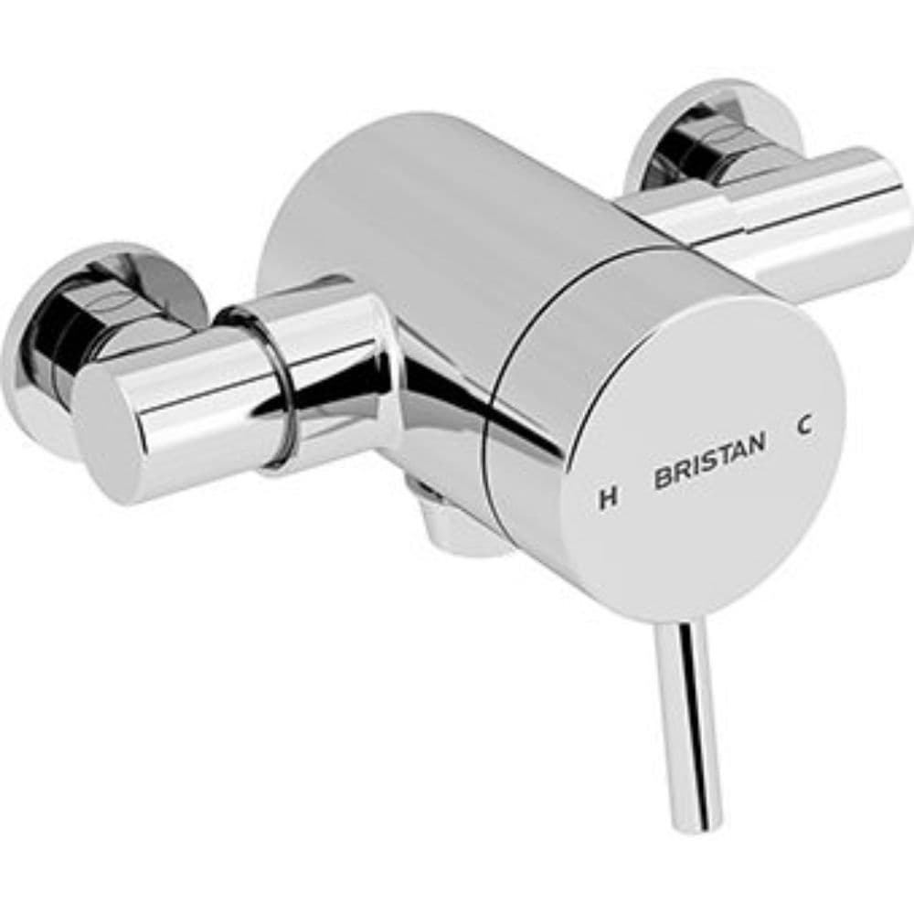 Bristan PRISM Exposed Single Control Shower Bottom Outlet PM2 SQSHXVO C