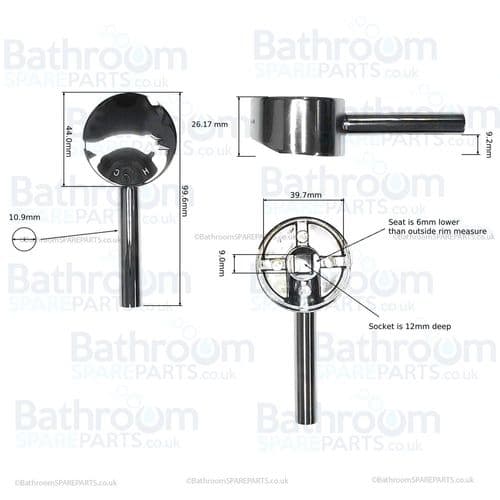 Bristan Prism Handle 100021