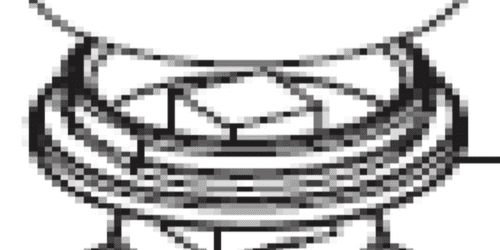 Bristan Quadrato Cartridge Retaining Nut 04610PC3110