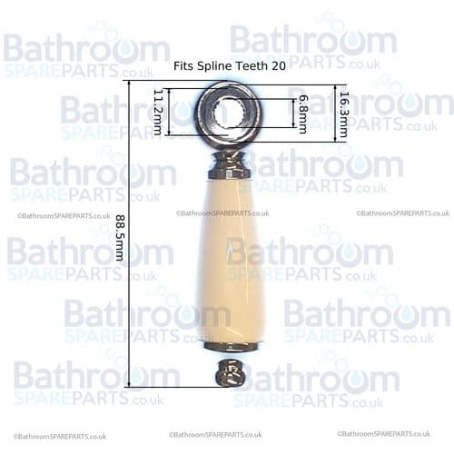 Bristan Renaissance Chrome Handles HD BT070CACPA