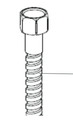 Bristan Sail Shower Hose 40GH70010CP-WRAS