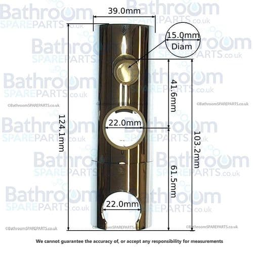 Bristan Slider for VA BARSHXSM Chrome 1625A0A