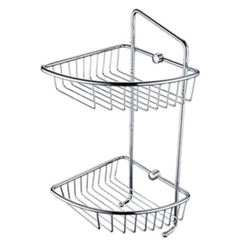 Bristan Two Tier Wall Fixed Wire Basket COMP BASK07 C